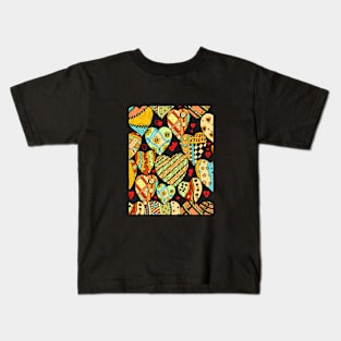 HEARTS ON FIRE COLLECTION NUMBER 1 Kids T-Shirt